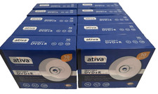 10 Packs of 10- Ativa Printable DVD+R 16x 120 Min 4.7 GB New Sealed 495-635 picture