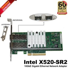 Yottamark Intel X520-SR2 10GbE 2-Port SFP+ Network Adapter CNA E10G42BFSRBLK picture