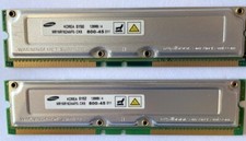 Samsung MR16R1624AFO-CK8 128 MB RDRAM RAMBUS 800-45  0218H👀 picture