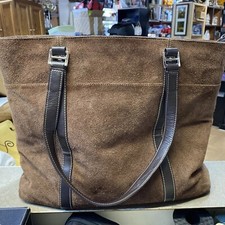 Mobile Edge Computer Tote Bag Chocolate Brown Suede for 15-17.3 Laptop picture