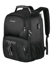 YTONET TSA FRIENDLY BLACK LAPTOP USB PORT BACKPACK NWTS  picture