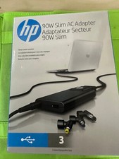 G6H45aa Genuine HP Slim with USB AC Adapter - power adapter - 90 Watt picture