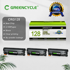 GREENCYCLE 3PK CRG128 C128 Toner For Canon ImageCLASS D530 D550 MF4770N MF4570dw picture