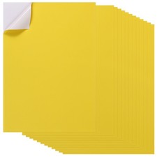 20Pcs Full Sheet Label Sticker Paper, A4 Shipping Labels, Yellow picture