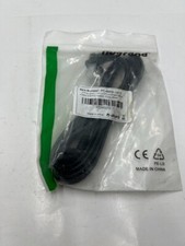 12 foot 18 AWG Angled 2-Slot Non-Polarized Power Cord IEC320 C7 to Nema 1-15P picture