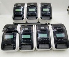 LOT OF 7 Brother QL-820NWB Direct Thermal Label Printer picture