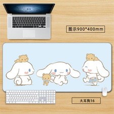 Cinnamoroll Mouse Mat Computer Desk Pad Girls Cute Cartoon Big Keyboard Mat Gift picture