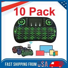 10 x Mini 3 Backlit i8 2.4GHz Wireless Keyboard for Respberry LG TV Box Android picture
