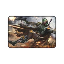 Boba Fett Star Wars Desk Mat | Mandalorian Gaming Mousepad picture