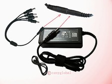 12V AC Power Adapter 4 Way Channel Splitter CCTV SECURITY Pigtail Surveillance picture