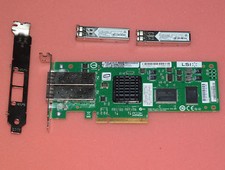 LSI Logic LSI7204EP-LC L3-01120 PCI-E 4GB/s Fiber Channel Dual Port LF picture