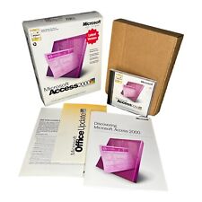 Microsoft Access 2000 Software Open Box- w/ Advertisement Cards Included picture