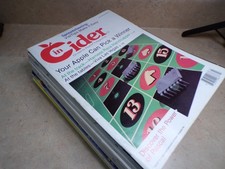 Lot of 13 In Cider APPLE PUBLICATIONS 1980's computer magazines picture