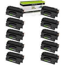 10PK High Yield Q7553X 53X Toner For HP LaserJet P2014 P2015 M2727 MFP M2727nf picture