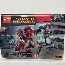 Marvel Super Heroes Lego Instruction Manual Brochure NO LEGO - 76301 picture
