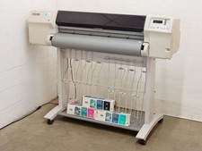 HP C4704A DesignJet 2500CP Wide Format Color Plotter 600 DPI 36in For Parts picture