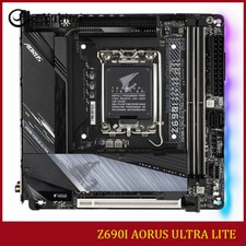 FOR GIGABYTE Z690I AORUS ULTRA LITE LGA1700 DDR5*2 96GB Motherboard Test OK picture