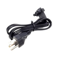 3 Prong Flat/Straight AC Power Cord Cable For Dell PA-10 PA-12 Charger Laptop picture