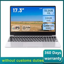 NO Customs duty 17.3In  RAM16GB SSD512GB DDR5 Intel N5095 Notebook Computers picture