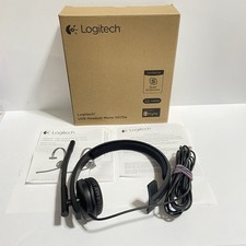 Logitech H570e Mono USB Headset Noise Canceling Wired Office Call Center Black picture