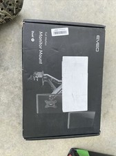 EVEO FULL MOTION DUAL 2 ARMED MONITOR DESK MOUNT picture