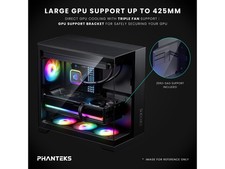 XT V5 Panoramic Glass Compact ATX Gaming PC Case, 4x 120 ARGB PWM fans, Phanteks picture