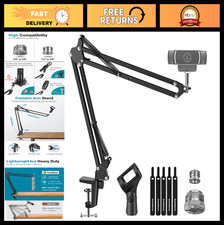 Adjustable Webcam Stand Desk Mount Boom Arm for Logitech Blue Yeti & Cameras picture