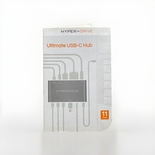 HyperDrive Ultimate 11-in-1 USB-C Hub GN30B-GRAY HDMI VGA SD Ethernet 4K picture