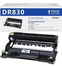 DR-830 Drum Unit Black High Yield Replacement for Brother 1 Pack Sealed picture