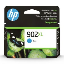 New Genuine HP 902XL Cyan Ink Cartridges OfficeJet Pro 6954 EXP 07/2023 picture