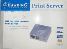 Hawking Technology High Performance Internet 10/100M LAN Print Server HPS1U picture