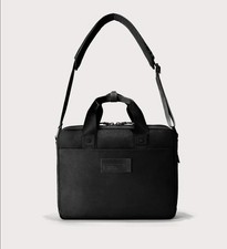 Dagne Dover Oslo Slim Laptop Bag Tech Bag Travel Case Black EUC  picture