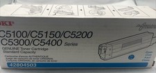 Okidata Cyan Toner Cartridge (C5100 Series) 42804503 New in Box picture