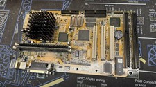 ASUS TX98-XV Vintage Motherboard with MMX233MHz CPU Heat Sink, and 160MB RAM picture
