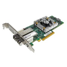 HP QLogic QLE2662-HP Dual Port 16G PCIe x8 FC Server Adapter QW972 FP +GBICs  picture