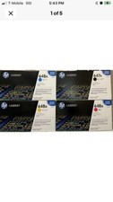 4 HP genuine 647A 648A Toner Set CMYK OEM Original Laserjet CP 4025 4525 NEW picture