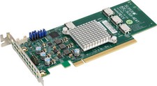 Supermicro AOC-SLG3-4E4T 4 Port NVMe PCIE X16 Retimer picture