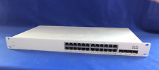 UNCLAIMED Cisco Meraki MS220-24P-HW 24-Port Gigabit Ethernet Switch *READ* picture