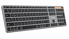 K110-A Backlit Wireless Keyboard for Mac, Aluminum, Space Gray picture