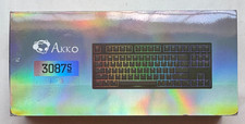 AKKO 3087S Mechanical Gaming Keyboard Cherry RGB Blue LED Rainbow Backlit -Black picture