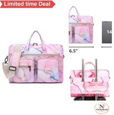 Laptop Shoulder Bag 15.6 Inch Waterproof Nylon Business Work Briefcase 20L picture