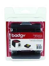 Badgy Color Ribbon and Cards Kit for 100 Prints - Badgy100 and Badgy200 picture