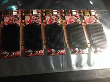 5 X Dell ATI FireMV 2260 256MB PCI-E Desktop Video Card Dual Display Port U326N picture