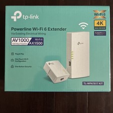 TP-Link Powerline Wi-Fi 6 Extender TL-WPA7817 Kit - AV1000, AX1500 picture
