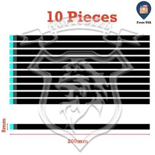 Black Universal Laptop Screen Adhesive Strips Double-Sided Easy Pull Tape 10pcs picture