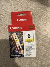 Genuine Canon Printer 4 Pack Color Ink Cartridges BCI-6Y Yellow NEW picture