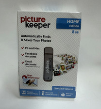 Picture Keeper Home Edition 8GB USB 2.0 USB-A Photo Backup Drive Gray PC/Mac picture