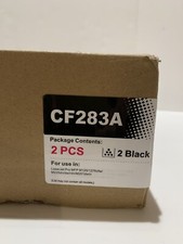 LxTek Compatible Toner Cartridge Replacement for HP 83A CF283A, 2 Black picture