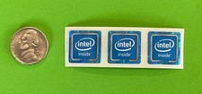 3 Pcs Intel Inside Laptop Sticker Label Logo Decal 18mm x 18mm picture