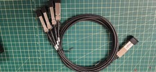 QTY 4   Molex 74764-1053 1.5M 30AWG 10GB QSFP+ to 4SFP+ Cable New Unopened picture